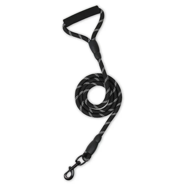 Pet Reflective Leash Medium & Large Dog Walking Supplies, Blue, Black, Red