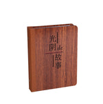 6-Inch 32 Sheets Wooden DIY Photo Album Creative Gift, 1314, Grow Up, Happiness, Baby Love, Love For You, The Story Of Time, Forever, Photo Album, I love You, I Am On My Way, Fawn, Pickup Light Stream Shadow