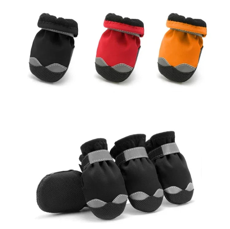Pet Waterproof Non-Slip Wear-Resistant Snow Boots Four Seasons Dog Shoes, 1, 2, 3, 4, 5, 6, 7, 8