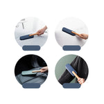 Electrostatic Dust Removal Brush Sticking Device Household Clothing Woolen Hair Removal Brush, Shell Grey, Midnight Blue