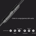 In-Ear Earphone Bass Mobile Phone Game Sports Wired Headset, Black, Silver