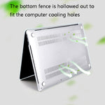 PC Crystal Transparent Laptop Protective Case, For MacBook Air 13.3 inch A2179 & A2337 (2020)