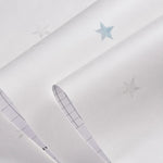 3D Stars Moon Self-Adhesive Wallpaper Mediterranean Children Wall Sticker, 0.53 x 3m