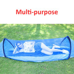 Anti-Rollover Automatic Quick-Opening Mosquito Net Hammock Outdoor Camping Double Anti-Mosquito Hammock, Size: 290x140cm, 290x140cm Yellow, 290x140cm Green, 290x140cm Blue