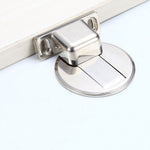 Zinc Alloy Non-Perforated Suction Silent Strong Magnetic Door Stopper, Red Ancient, Brushed Steel, Black, White, Yellow, Bright Gold, Bronze