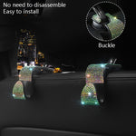 3 PCS Car Rear Seat Hooks Car Seats Multi-Function Diamond-Studded Hooks, White Diamond, Colorful Diamond, Black Diamond, Emerald, Gray Diamond, Pink Diamond, Red Diamond