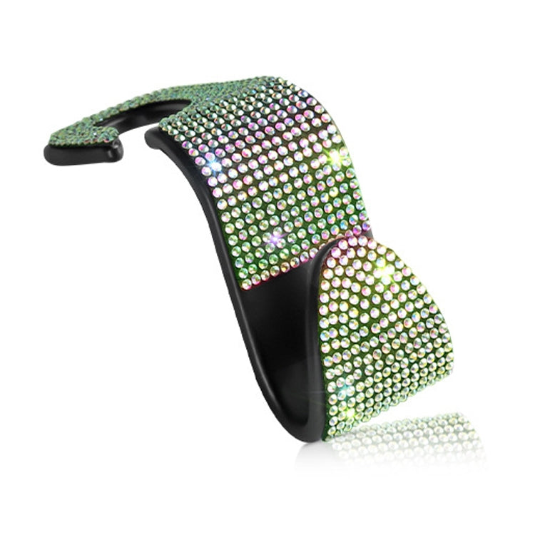 3 PCS Car Rear Seat Hooks Car Seats Multi-Function Diamond-Studded Hooks, White Diamond, Colorful Diamond, Black Diamond, Emerald, Gray Diamond, Pink Diamond, Red Diamond