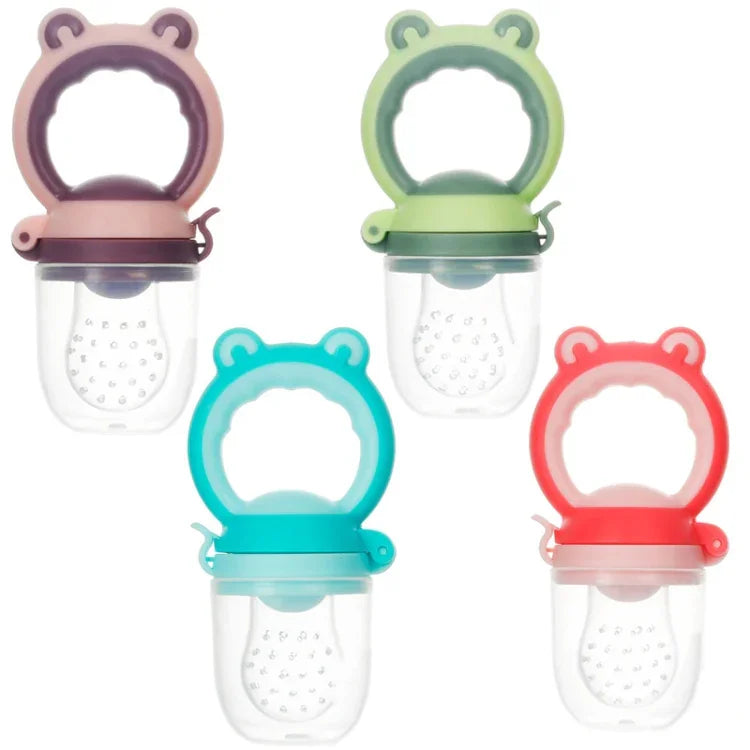 Baby Fruit And Vegetable Food Supplement Food Fruit Bite Bag, S Green, M Green, L Green, S Purple, M Purple, L Purple, S Blue, M Blue, L Blue, S Pink, M Pink, L Pink