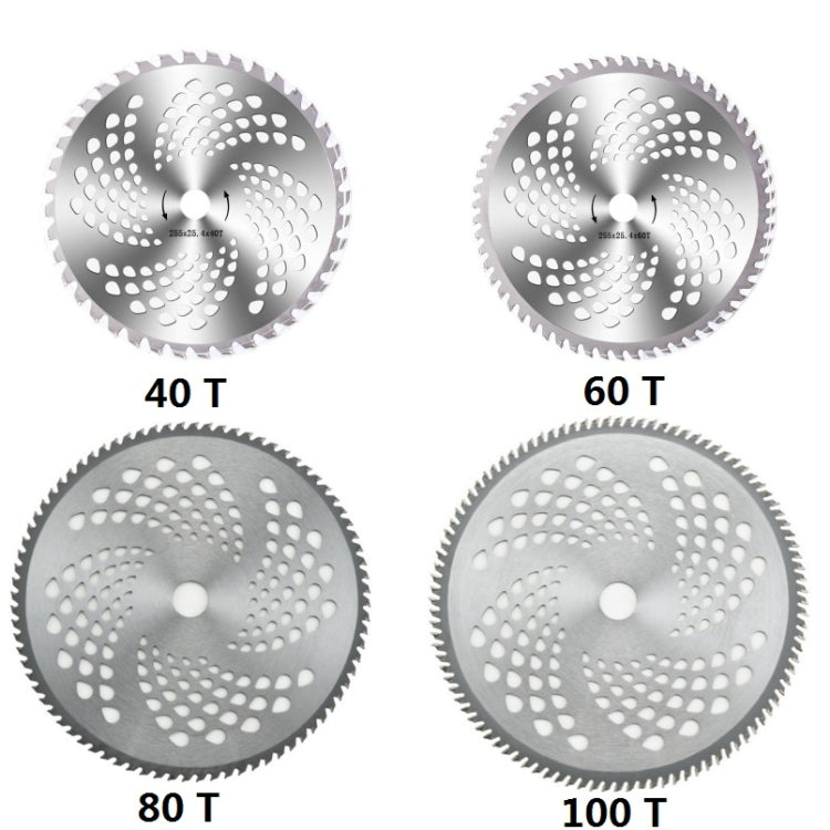 0.4CM Alloy Saw Blades For Lawn Mowers Brush Cutter Blades, 40 Tooth, 60 Tooth, 80 Tooth