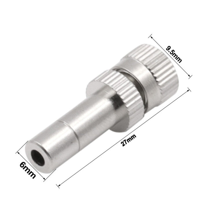 Humidifying And Dedusting Cooling Atomizing Sprinkler Quick-Plug Fog Misting Nozzle, 0.15mm, 0.2mm, 0.3mm, 0.4mm, 0.6mm, 0.7mm, 0.8mm