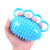 TPR Grip Ball Rehabilitation Hemiplegia Stroke Massage Finger Ball, Specification: Four Fingers, Four Fingers, Two Finger, 6cm (Light Blue), 6cm (Light Orange), 6cm (Yellow), 7cm (Sapphire), 7cm (Deep Blue), 7cm (Light Blue), 7cm (Yellow)              ...