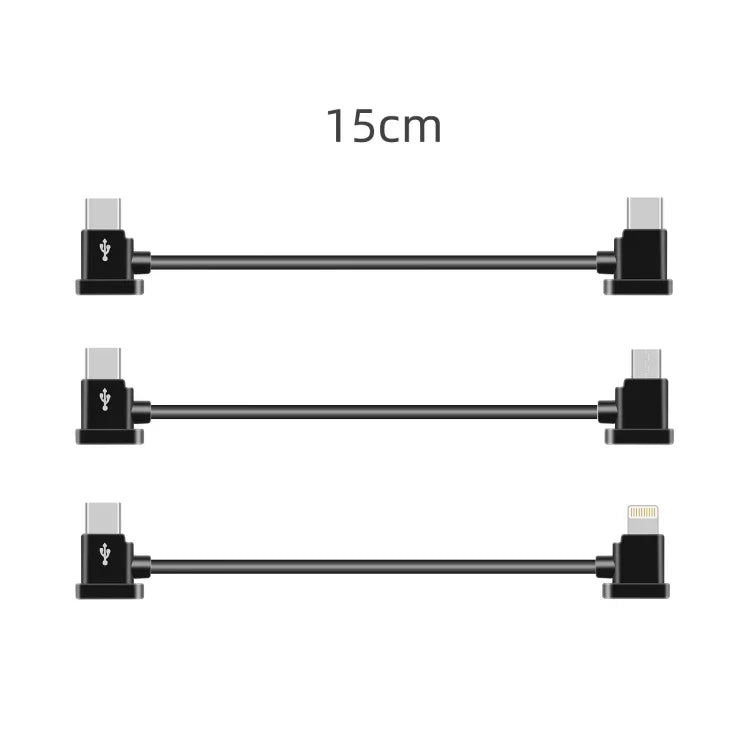 Sunnylife TY-X9304 Suitable For DJI Mavic Air 2S / DJI FPV Flight Glasses V2 / Mavic Mini2 / Osmo Pocket 2 Mobile Phone Tablet Cable, 15cm Type-C to 8 Pin Cable, 15cm Type-C to Micro USB  Cable, 15cm Type-C to Type-C Cable, 30cm Type-C to 8 Pin Cable  ...