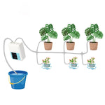 G89456 Solar Intelligent Voice Timing Automatic Flower Watering Device Lazy Plant Dripper, Single Pump 10 Sets, Single Pump 15 Sets, Double Pump 15 Sets 10M Tube, Double Pump 20 Sets Drop 15M Tube, Double Pump 30 Sets 20M Tube