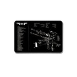 2 PCS Heat Transfer Non-Slip Single-Sided Office Gaming Mouse Pad, 2mm, 3mm, 4mm, 5mm