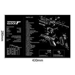 2 PCS Heat Transfer Non-Slip Single-Sided Office Gaming Mouse Pad, 2mm, 3mm, 4mm, 5mm
