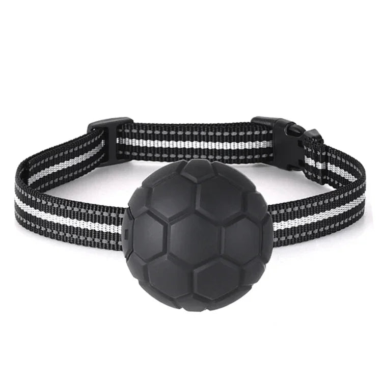 Dog Barking Stopper Sound Vibration Anti-Barking Electric Shock Collar EU Plug, EU Plug Black