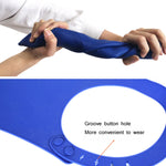 Yanxiang Elderly Eat Silicone Waterproof Bib Adult Widened Disposable Saliva Pocket, Silicone Waterproof Bib