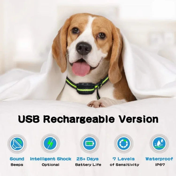 Automatic Waterproof Bark Stopper Defense Misconduct High Sensitivity Pet Trainer, Automatic Waterproof