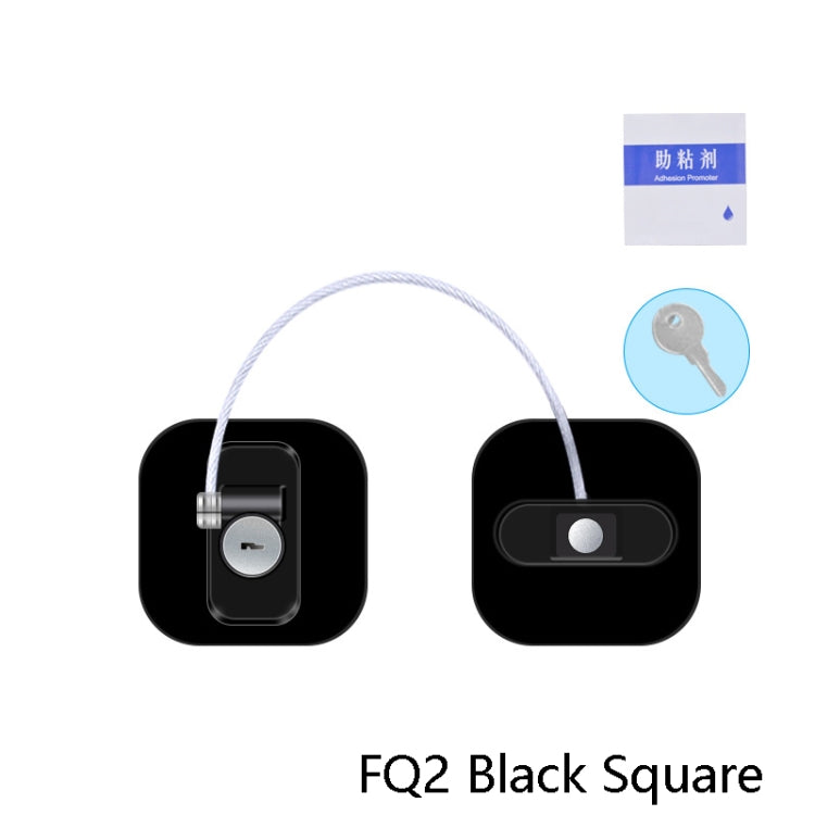 Child Safety Lock High-Rise Protective Lock, FQ2 Black Square