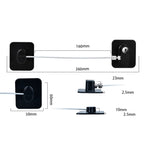 Child Safety Lock High-Rise Protective Lock, FQ2 Black Square