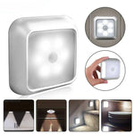 1143 Human Body Sensation Night Light Smart Home Sensing Lights, Silver White Light, Silver Warm Light, White Shell White Light, White Shell Warm Light
