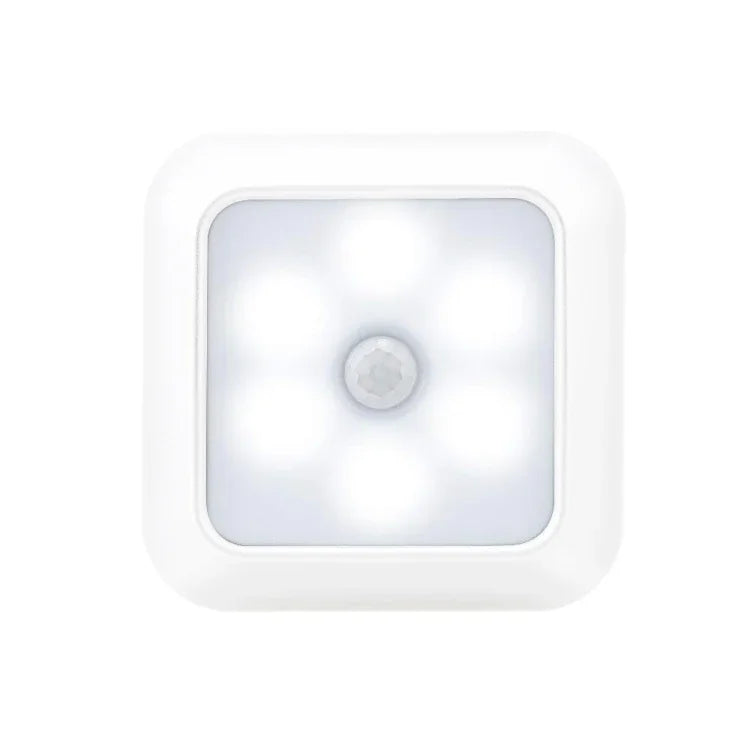 1143 Human Body Sensation Night Light Smart Home Sensing Lights, Silver White Light, Silver Warm Light, White Shell White Light, White Shell Warm Light