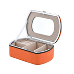 HN-001 Travel Portable Ring Lipstick Jewelry Storage Box, Necklace Version Pink, Mirror Version Pink, Necklace Version Blue, Mirror Version Blue, Necklace Version Orange, Mirror Version Orange, Necklace Version Gold, Mirror Version Gold                ...