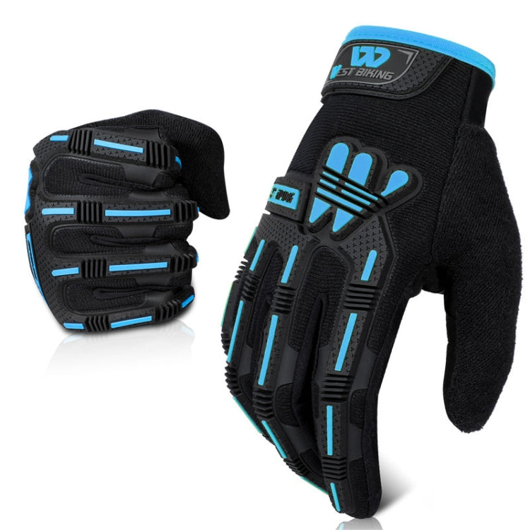WEST BIKING YP0211208 Riding Gloves Motorcycle Bike Long Finger Non-Slip Touch Screen Gloves, M, XL