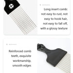 3 PCS Hairdressing Steel Needle Oil Hair Comb Plastic Haircut Pointed Tail Comb, P2020, P2021, C6, C5