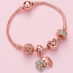 Women Rose Gold Beaded Bracelet, SL124 18cm, SL124 19cm, SL124 20cm, SL125 18cm, SL125 19cm, SL125 20cm, SL126 18cm, SL126 19cm, SL126 20cm, SL128 18cm, SL128 19cm, SL128 20cm, SL129 18cm, SL129 19cm, SL129 20cm, SL130 18cm, SL130 19cm, SL130 20cm     ...