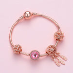 Women Rose Gold Beaded Bracelet, SL124 18cm, SL124 19cm, SL124 20cm, SL125 18cm, SL125 19cm, SL125 20cm, SL126 18cm, SL126 19cm, SL126 20cm, SL128 18cm, SL128 19cm, SL128 20cm, SL129 18cm, SL129 19cm, SL129 20cm, SL130 18cm, SL130 19cm, SL130 20cm     ...