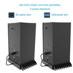 JYS X133 Multi-Function Cooling Base + Game Disc Storage For XBOXSeries X Host, JYS X133