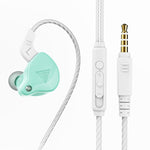 QKZ AK6 2 PCS  In-Ear 3.5mm Wired Subwoofer Sports Earphones, 2 PCS, 2 Pair