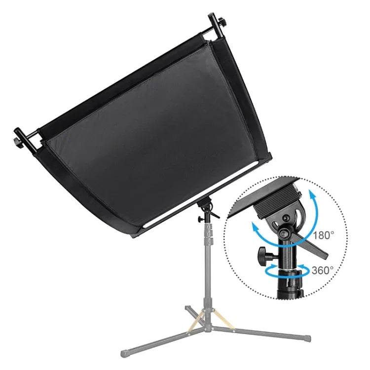 FOMITO U-Shaped Curved  Photo Studio Reflector Board 4 In 1 Gold Silver White Black Reflective Board, U-Shaped 4 in 1