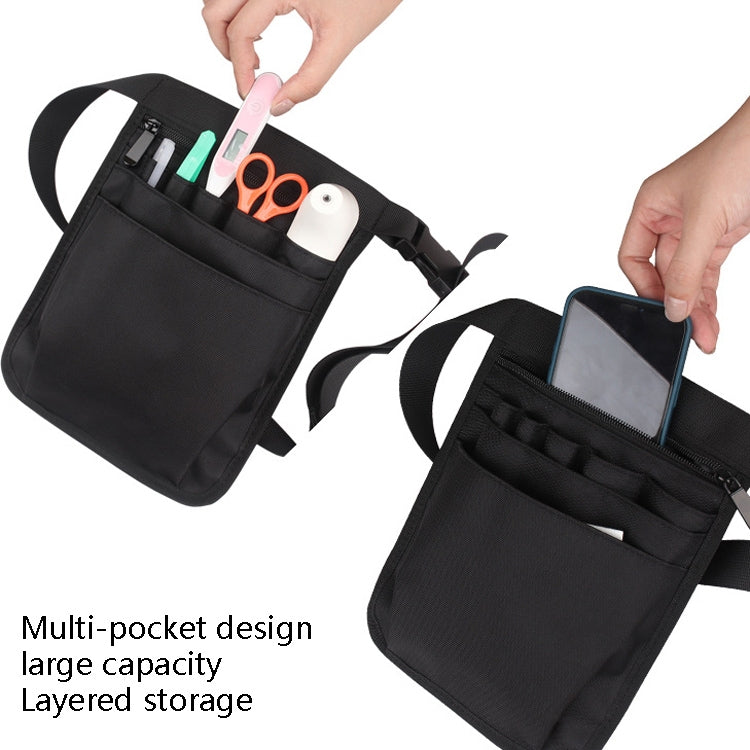 Nurse Tools Pockets Medical Staff Universal Storage Bag, Universal Black, Universal Pink, Universal Purple