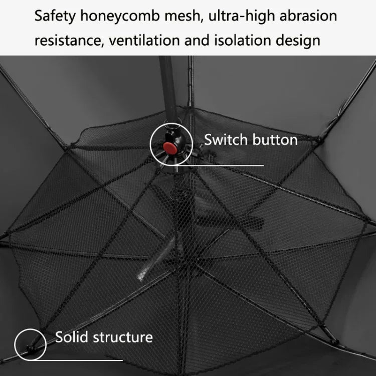 9033 Sun and Rain Dual-purpose Umbrella Multi-function Fan Titanium Silver Glue Sunscreen and UV Protection Long Handle Umbrella, Pink, Black, Ink Green