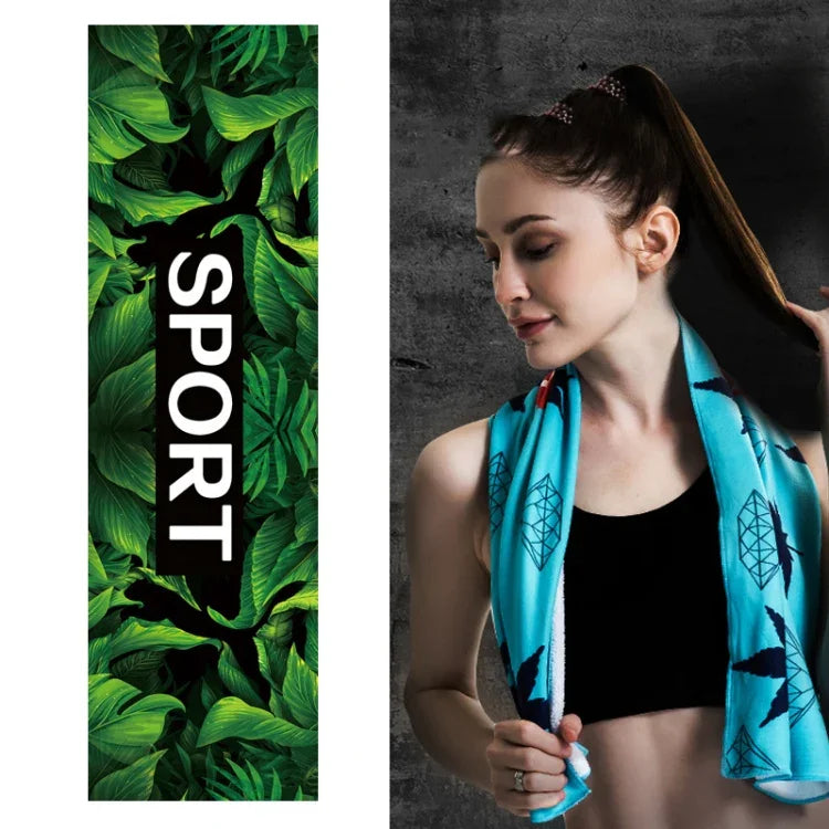 Fitness Cold Towel Outdoor Sports Cooling Quick-Drying Towel, Size: 100 x 30cm, Quick-Drying Towel, Size: 100 x 30cm(Greenery), Quick-Drying Towel, Size: 100 x 30cm(Maple), Quick-Drying Towel, Size: 100 x 30cm(Sky)