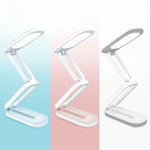 YAGE T125 LED Desk Lamp USB Foldable Reading Eye Light, Porcelain White, Blue White, Pink White