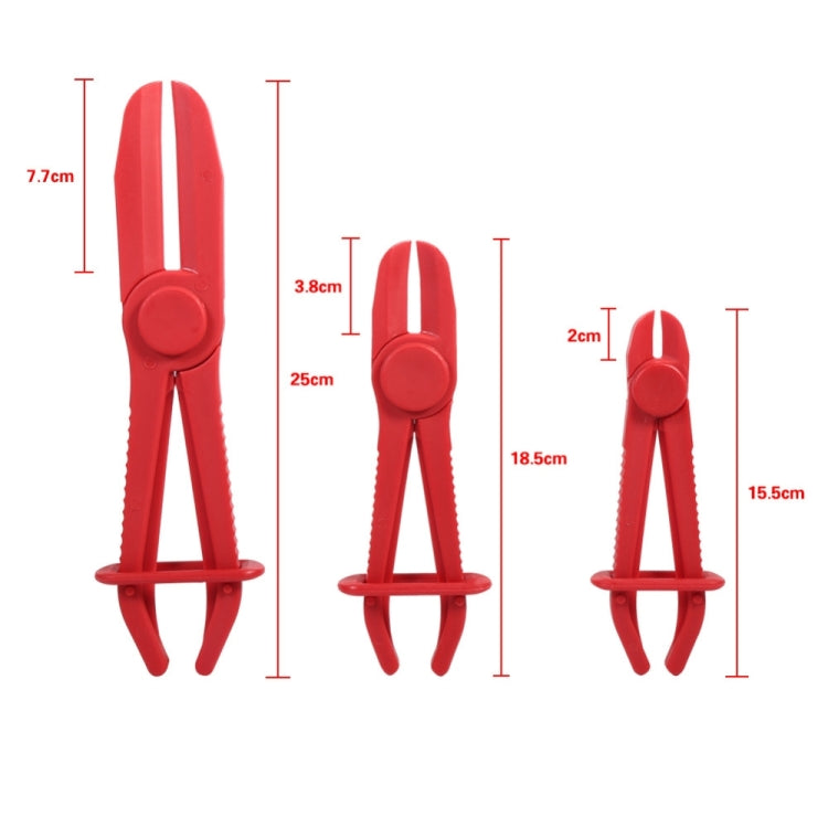 3 PCS/Set Car Nylon Hose Clamp Tool Set Brake Fuel Water Line Clamp Plier, 3 PCS/Set Blue, Nylon Hose Clamp