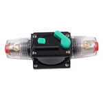 CB9 Car Audio Insurance RV Yacht Circuit Breaker Switch Short Circuit Overload Protection Switch, 10A, 15A, 20A, 30A, 40A, 50A, 60A, 80A, 100A, 150A