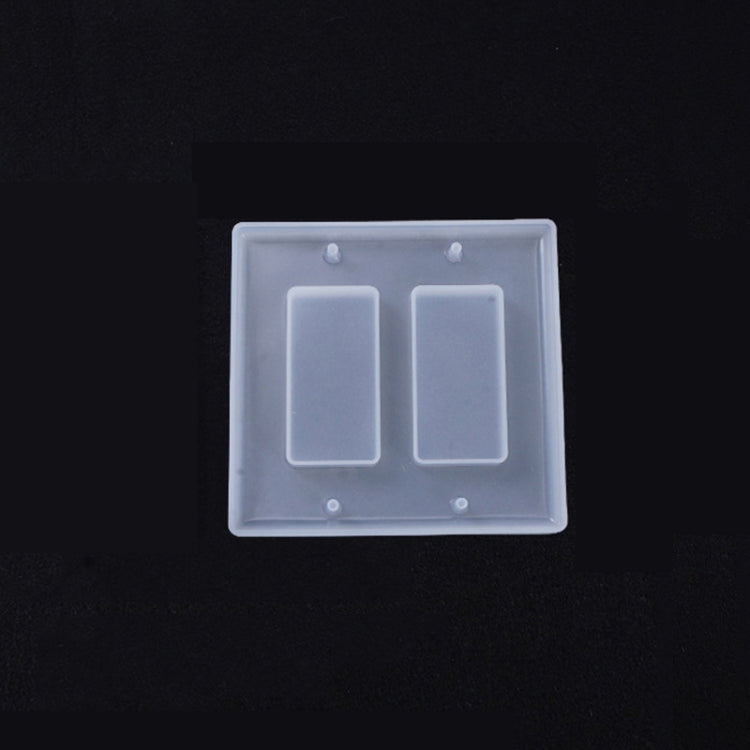 Crystal Epoxy Mirror Porous Socket Button Data Line Switch Panel Silicone Mold, Style One, Style Two, Style Three, Style Four, Style Five, Style Six