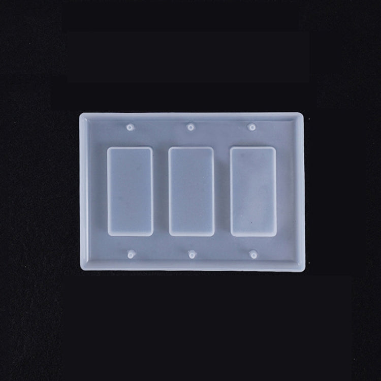 Crystal Epoxy Mirror Porous Socket Button Data Line Switch Panel Silicone Mold, Style One, Style Two, Style Three, Style Four, Style Five, Style Six