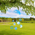 DIY Windbell Epoxy Mold Moon Pendant Wind Bell Hanging Set Mold, Style:, MD3535 + MD3536, MD3535 + MD3536 + Fish Line