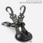 3 PCS Car Tent Suction Cup Home Users Outside Travel Portable Suction Cup Hook, Round Carabiner