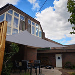 Outdoor Garden Sunshade Sail Waterproof Anti-UV Canopy, Size: 3m x 6m, 3m x 6m