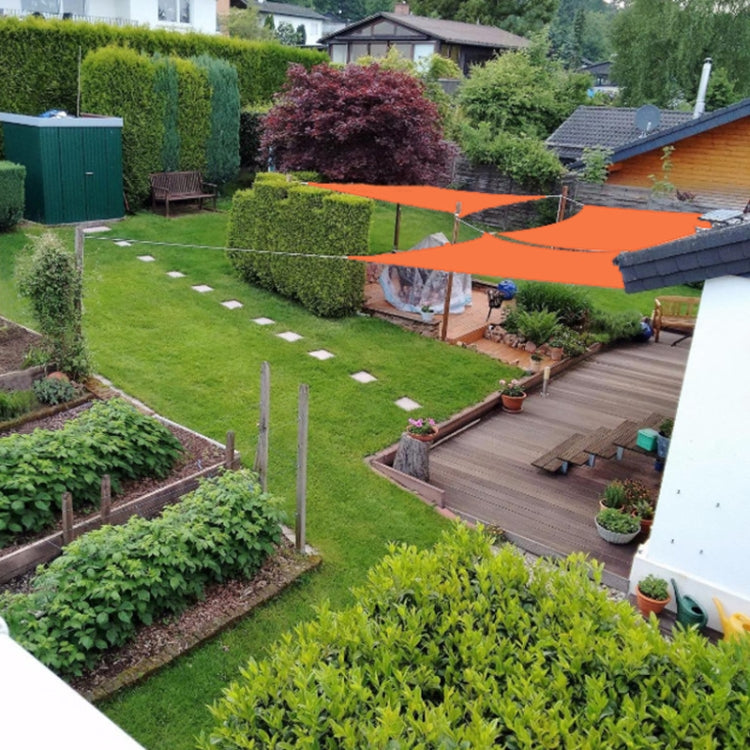 Outdoor Garden Sunshade Sail Waterproof Anti-UV Canopy, Size: 4m x 4m, 4m x 4m