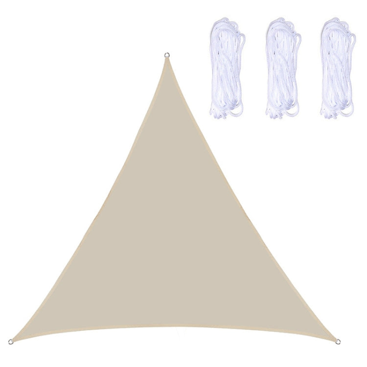 Triangle Outdoor Garden Sunshade Sail Waterproof Anti-UV Canopy, Size: 4m x 4m x 4m, 4m x 4m x 4m
