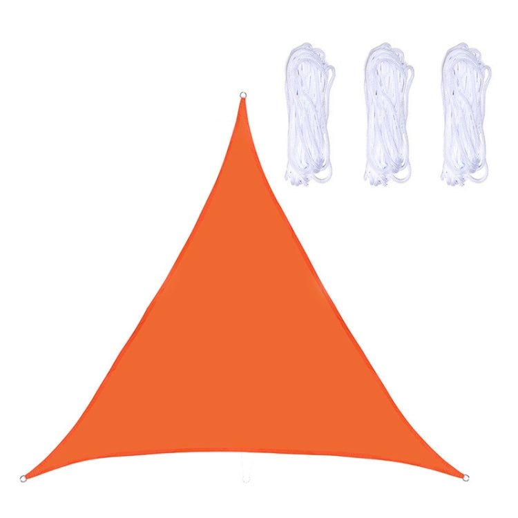 Triangle Outdoor Garden Sunshade Sail Waterproof Anti-UV Canopy, Size: 4m x 4m x 4m, 4m x 4m x 4m
