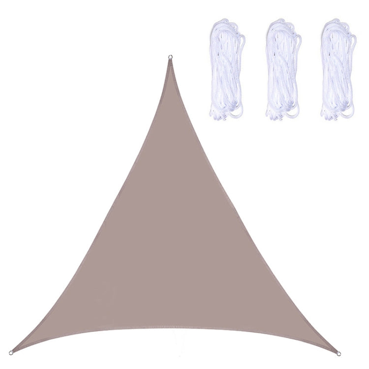 Triangle Outdoor Garden Sunshade Sail Waterproof Anti-UV Canopy, Size: 4m x 4m x 4m, 4m x 4m x 4m