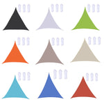 Triangle Outdoor Garden Sunshade Sail Waterproof Anti-UV Canopy, Size: 4m x 4m x 4m, 4m x 4m x 4m